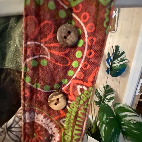 NWT Rising International Patchwork Overalls Made in Nepal - Picture 7 of 15